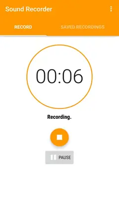 Sound Recorder android App screenshot 3